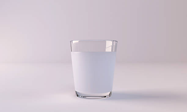 istock 3d Rendering a glass of milk 629787950