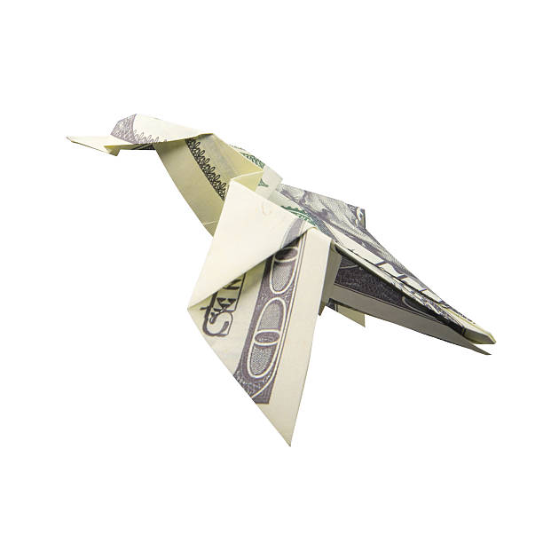 istock Origami Bird from banknotes 629788922
