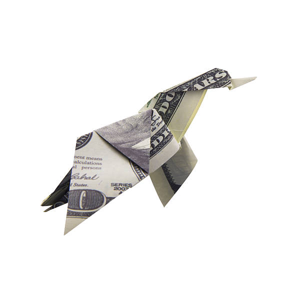 istock Origami Bird from banknotes 629788946