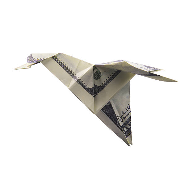 istock Origami Bird from banknotes 629788982