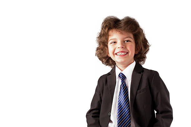 istock Cute little boy smiling at the camera. White background. 629791868
