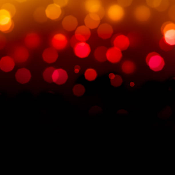 istock Festive Christmas background. Elegant Bokeh lights 629793724