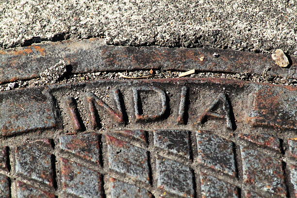 istock Made In India Manhole Cover 629794056