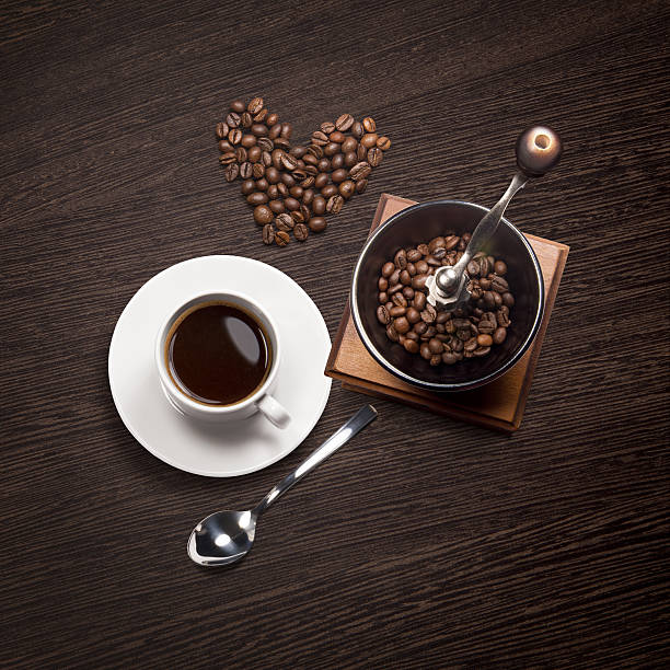 istock coffee attributes on a wooden background 629794824