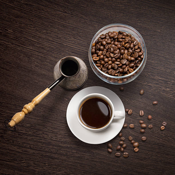 istock coffee attributes on a wooden background 629794962