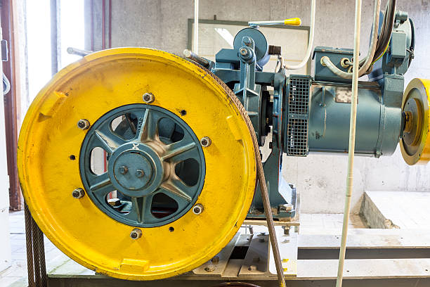istock motor of the elevator 629796804