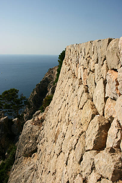 istock Dry wall on Ruta de Pedra en Seco, Mallorca, Spain 629797324