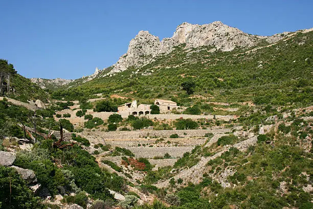 La Trapa on the Ruta de Pedra en Seco (GR221), Mallorca, Spain