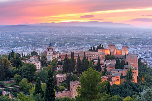 istock Alhambra at sunset in Granada, Andalusia, Spain 629805968