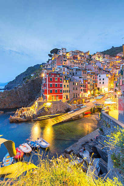 istock Night Riomaggiore, Cinque Terre, Liguria, Italy 629806056