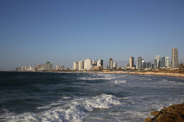istock View of Tel Aviv from beach 629806446