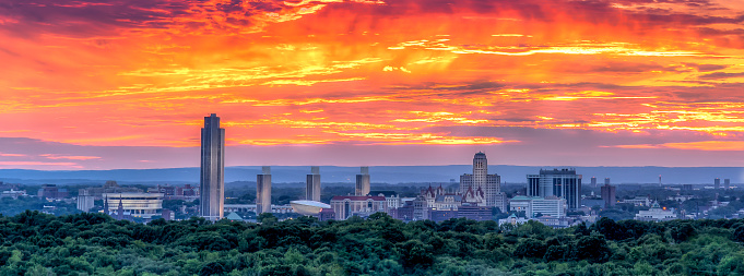 Albany - New York State, Cityscape, Dusk, Famous Place, New York State