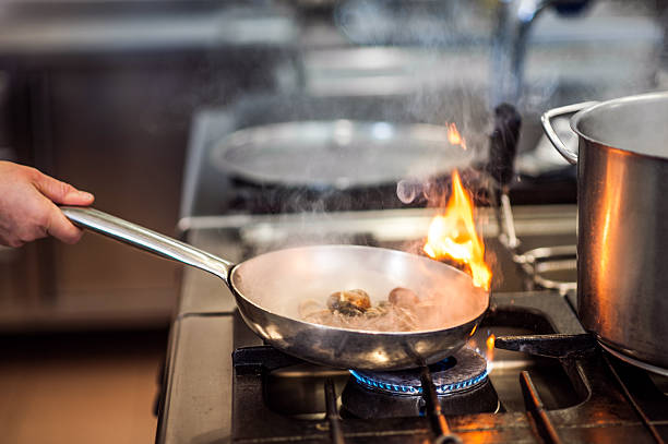 istock Preparing Sea Clams in a Pan 629808340