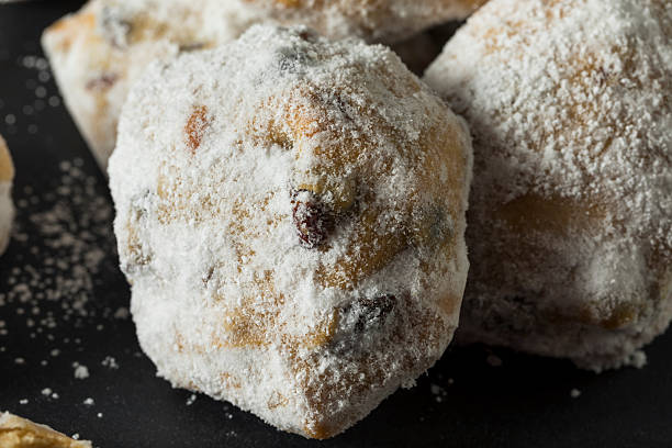 istock Homemade Christmas Stollen Cake Bites 629810466