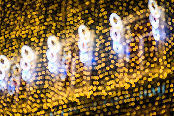 istock Defocused bokeh lights on the street 629811762
