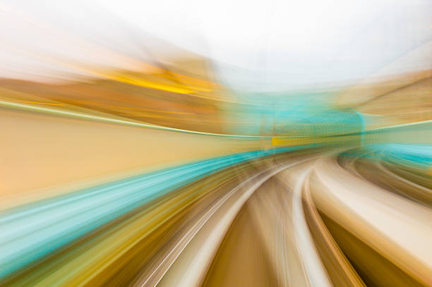 istock Speed motion in urban highway road tunnel 629812080