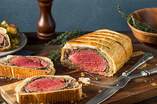 istock Homemade Christmas Beef Wellington 629812148