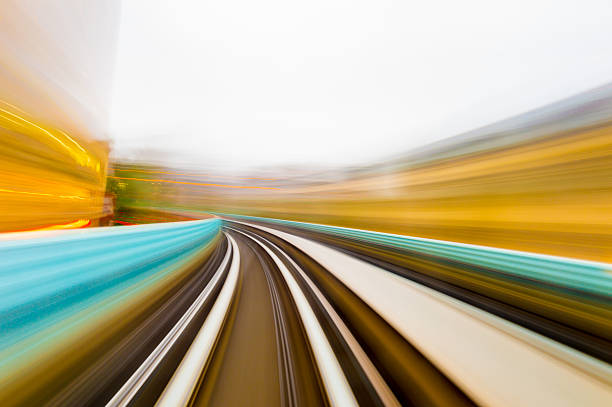 istock Speed motion in urban highway road tunnel 629812190