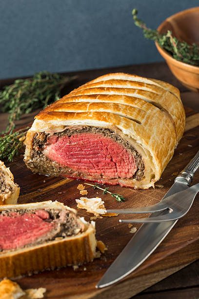 istock Homemade Christmas Beef Wellington 629812224