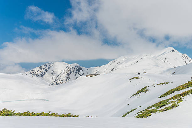 istock High mountains under snow with clear blue sky 629812226