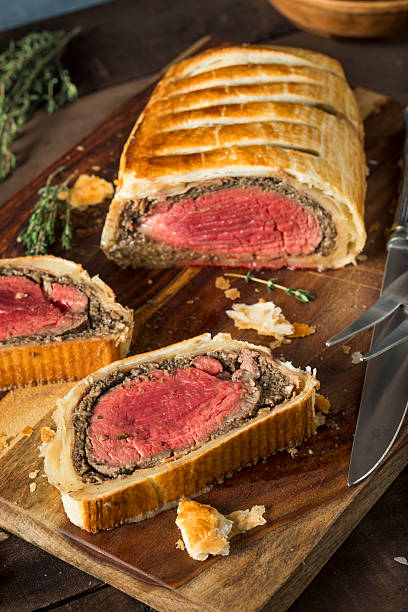 istock Homemade Christmas Beef Wellington 629814154