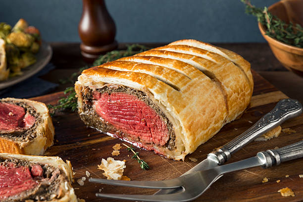 istock Homemade Christmas Beef Wellington 629814746