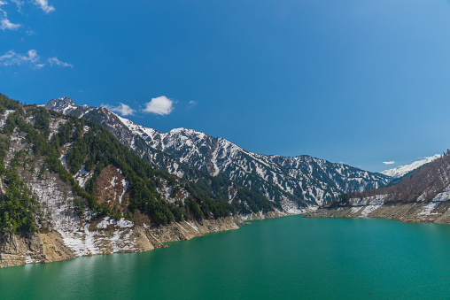 Kurobe dam,Tateyama Kurobe Alpine Route ,Japan
