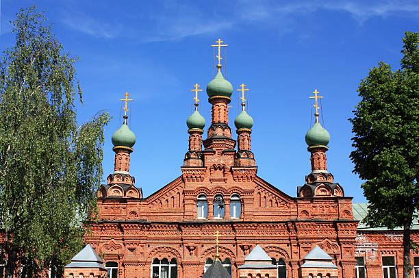 istock Domes of the ancient church 629816732