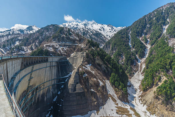 Kurobe dam,Tateyama Kurobe Alpine Route ,Japan