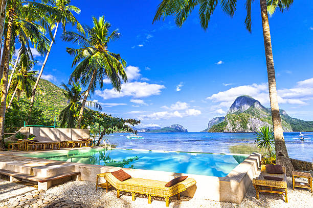 istock tropical luxury holidays in El Nido. Philippines 629821636