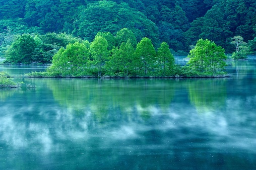 Lake Akimoto Kitashiobara Village, Fukushima Prefecture