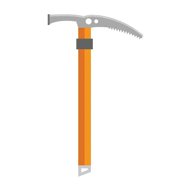 Vector illustration of Climbing Ice Tool Icon