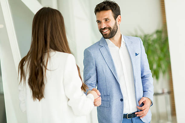 istock Handshake businesspeiole in the office 629824078