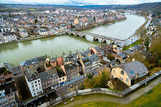 istock Aerial View over Namur 629826546