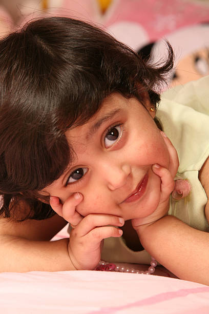 Charming Little Kid stock photo