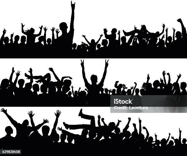 Crowd Stock Illustration - Download Image Now