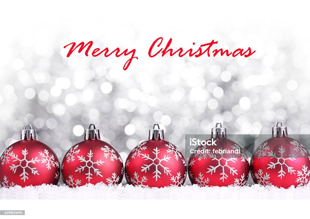 Merry Merry Chrismas Card Christmas Stock Photo