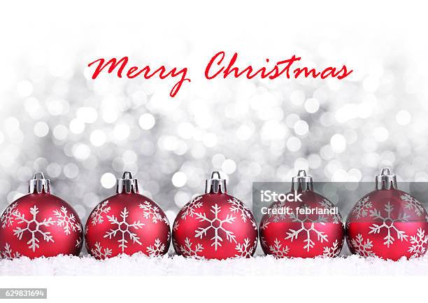 Merry Stock Photo - Download Image Now - Christmas, Christmas Ornament, Horizontal