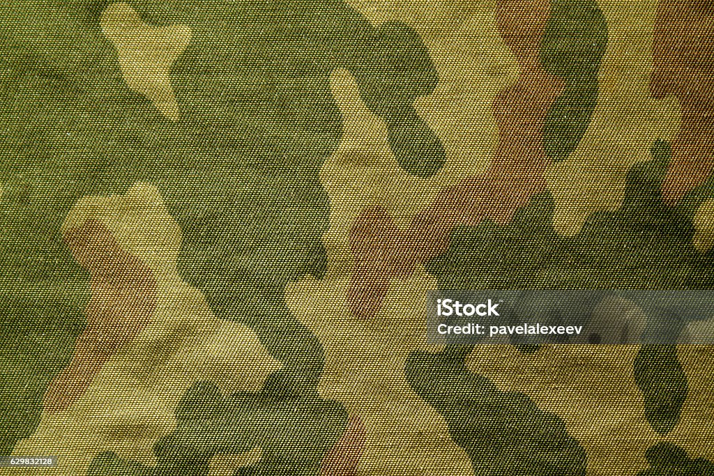 Textile camouflage cloth pattern. Textile camouflage cloth pattern. Abstract background and texture for design and ideas. Camouflage Stock Photo