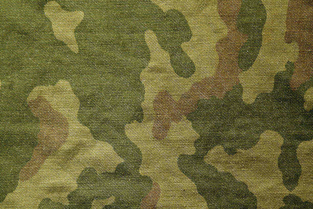 textile camouflage cloth pattern. - army imagens e fotografias de stock