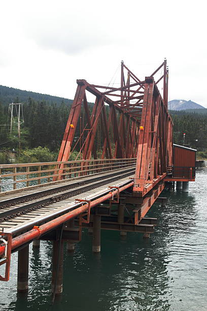 istock Bridge over the lake - Carcross - Yukon - Canada 629840428