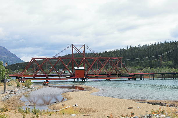 istock Bridge over the lake - Carcross - Yukon - Canada 629840548
