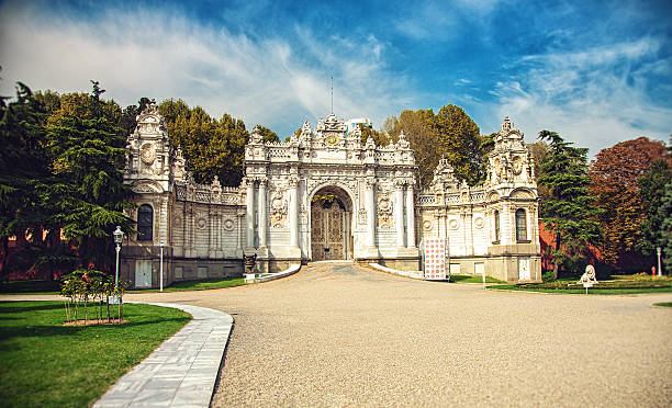 istock Istanbul, Gate of Dolmabahce palace 629840620