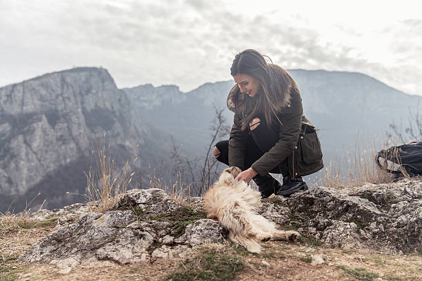 istock Me and my cute dog 629840888