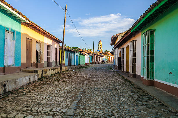 istock Empty street in Trinidad, Cuba 629867958