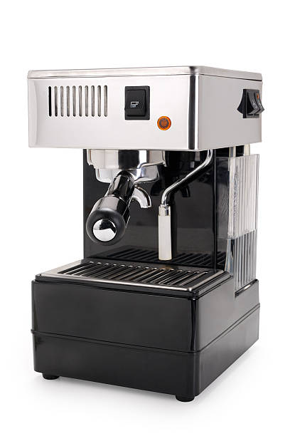 istock Espresso machine on white background with clipping path isolated 629869518