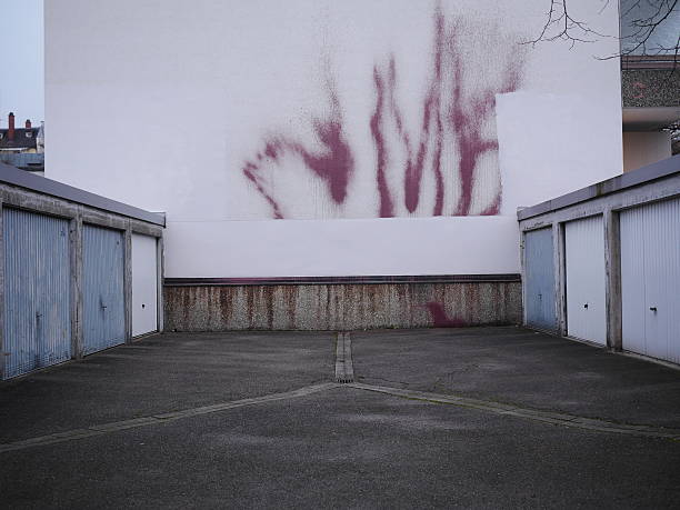 Seville, Spain - November 25, 2011: Graffiti on a building in Seville, Spain