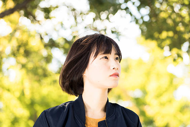 istock Beautiful woman in nature 629944104