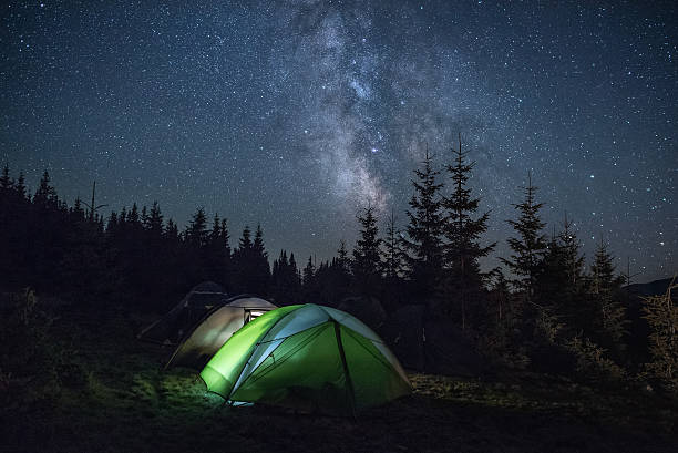istock Campsite under the Milky Way 629944566