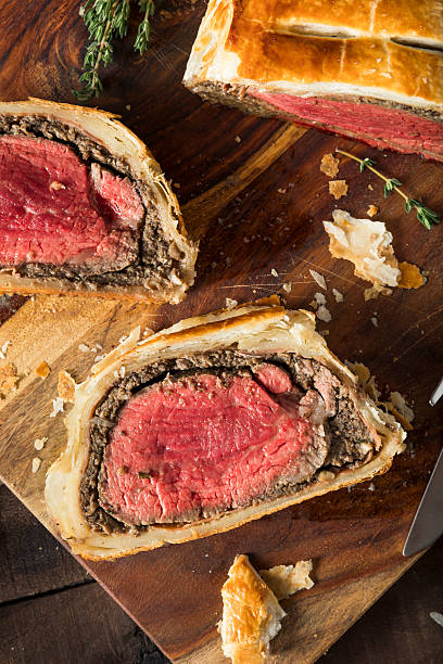 istock Homemade Christmas Beef Wellington 629952874